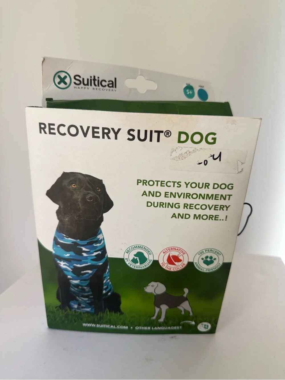 Suitical Recovery Suit for Dogs Spay & Neutering Dog Surgery Recovery NIB #M284